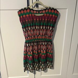 BeBop Multicolor Geometric Mini Dress
